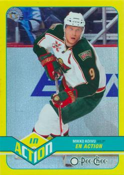 2011-12 O-Pee-Chee - In Action #A14 Mikko Koivu Front