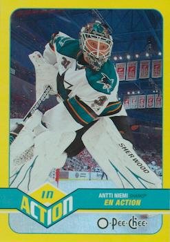 2011-12 O-Pee-Chee - In Action #A25 Antti Niemi Front