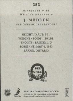 2011-12 O-Pee-Chee - Retro #353 John Madden Back