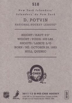 2011-12 O-Pee-Chee - Retro #518 Denis Potvin Back