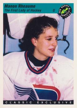 1993 Classic Pro Prospects #2 Manon Rheaume Front