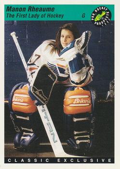 1993 Classic Pro Prospects #1 Manon Rheaume Front