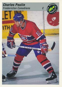 1993 Classic Pro Prospects #27 Charles Poulin Front