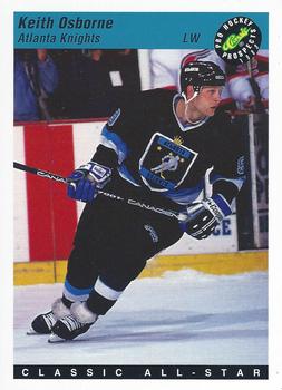 1993 Classic Pro Prospects #85 Keith Osborne Front