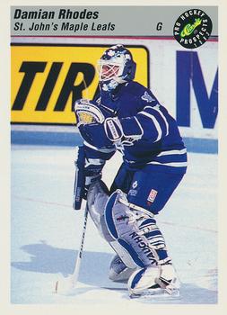 1993 Classic Pro Prospects #111 Damian Rhodes Front