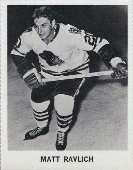 1965-66 Coca-Cola NHL Players #NNO Matt Ravlich Front