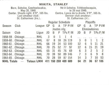 1965-66 Coca-Cola NHL Players #NNO Stan Mikita Back
