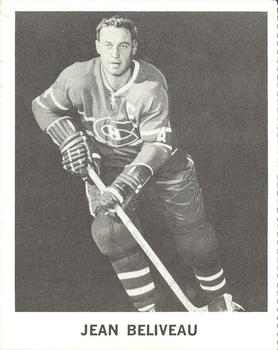 1965-66 Coca-Cola NHL Players #NNO Jean Beliveau Front