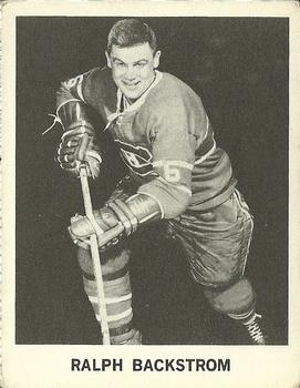 1965-66 Coca-Cola NHL Players #NNO Ralph Backstrom Front