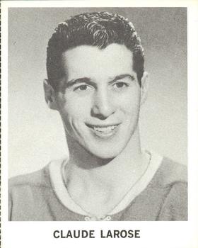 1965-66 Coca-Cola NHL Players #NNO Claude Larose Front