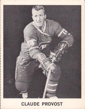 1965-66 Coca-Cola NHL Players #NNO Claude Provost Front