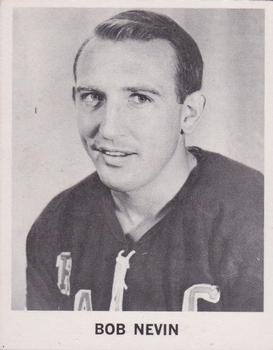 1965-66 Coca-Cola NHL Players #NNO Bob Nevin Front