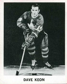 1965-66 Coca-Cola NHL Players #NNO Dave Keon Front