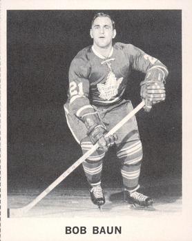 1965-66 Coca-Cola NHL Players #NNO Bob Baun Front