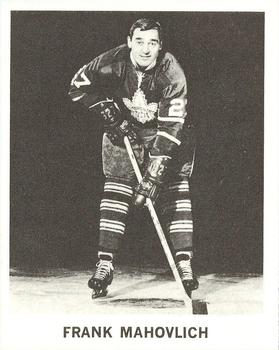 1965-66 Coca-Cola NHL Players #NNO Frank Mahovlich Front