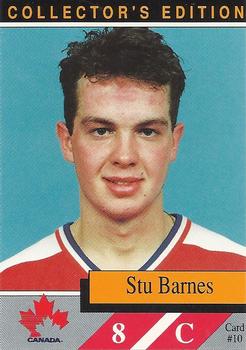 1990-91 Alberta Lotteries Team Canada #10 Stu Barnes Front