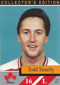 1990-91 Alberta Lotteries Team Canada #19 Todd Strueby Front