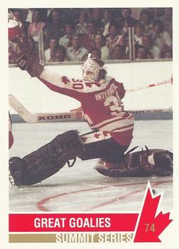1992 Future Trends '76 Canada Cup #109 Great Goalies Front