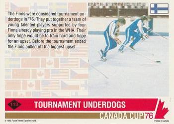 1992 Future Trends '76 Canada Cup #113 Tournament Underdogs Back