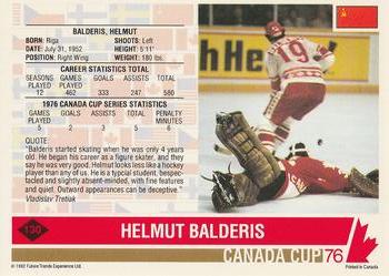 1992 Future Trends '76 Canada Cup #130 Helmut Balderis Back