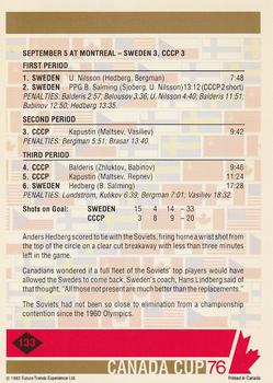 1992 Future Trends '76 Canada Cup #133 Out of Contention? Back