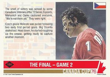 1992 Future Trends '76 Canada Cup #166 Not There Yet / The Final - Game 2 Back