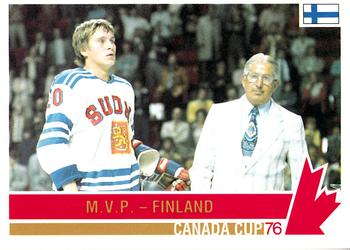 1992 Future Trends '76 Canada Cup #187 M.V.P. - Finland Front