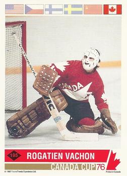 1992 Future Trends '76 Canada Cup #195 Rogatien Vachon Back