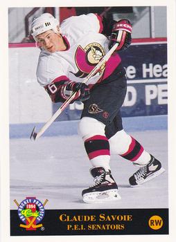 1994 Classic Pro Hockey Prospects #121 Claude Savoie Front