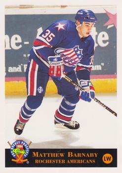 1994 Classic Pro Hockey Prospects #179 Matthew Barnaby Front