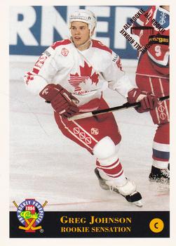1994 Classic Pro Hockey Prospects #17 Greg Johnson Front