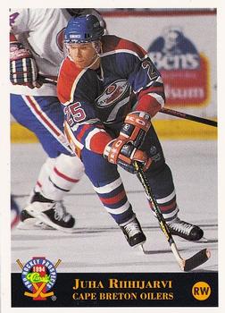 1994 Classic Pro Hockey Prospects #48 Juha Riihijarvi Front