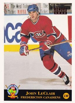 1994 Classic Pro Hockey Prospects #54 John LeClair Front