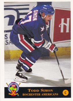 1994 Classic Pro Hockey Prospects #228 Todd Simon Front