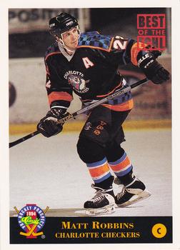 1994 Classic Pro Hockey Prospects #230 Matt Robbins Front