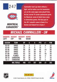 2011-12 Score #247 Michael Cammalleri Back