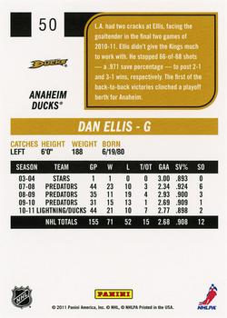 2011-12 Score #50 Dan Ellis Back