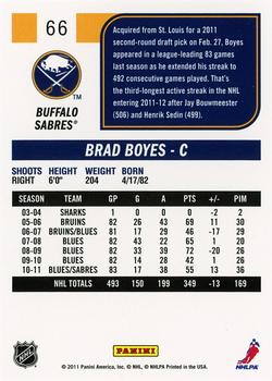 2011-12 Score #66 Brad Boyes Back