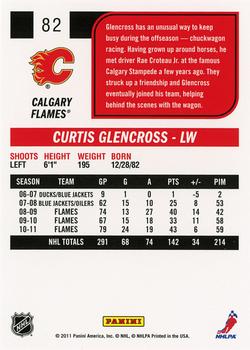 2011-12 Score #82 Curtis Glencross Back