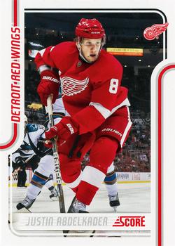 2011-12 Score #180 Justin Abdelkader Front