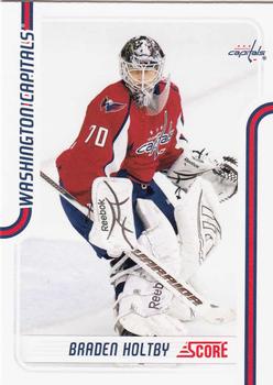 2011-12 Score #470 Braden Holtby Front