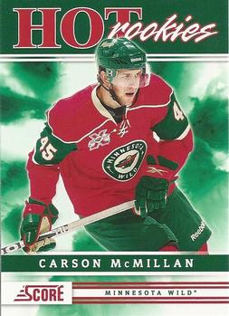 2011-12 Score #514 Carson McMillan Front