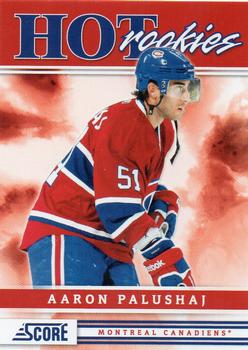 2011-12 Score #516 Aaron Palushaj Front