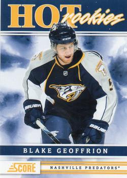 2011-12 Score #518 Blake Geoffrion Front