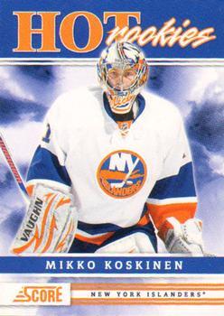 2011-12 Score #520 Mikko Koskinen Front