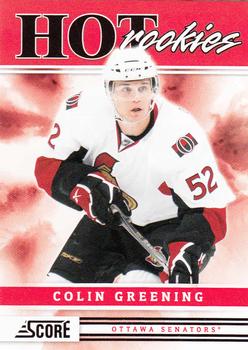 2011-12 Score #523 Colin Greening Front