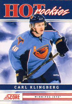 2011-12 Score #536 Carl Klingberg Front