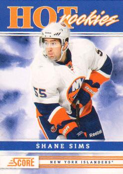 2011-12 Score #545 Shane Sims Front