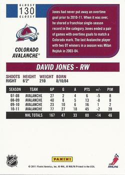 2011-12 Score - Glossy #130 David Jones Back