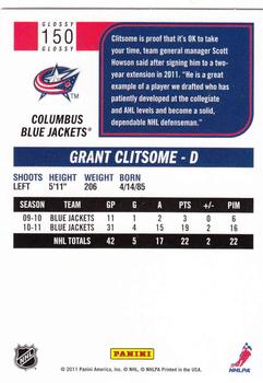 2011-12 Score - Glossy #150 Grant Clitsome Back